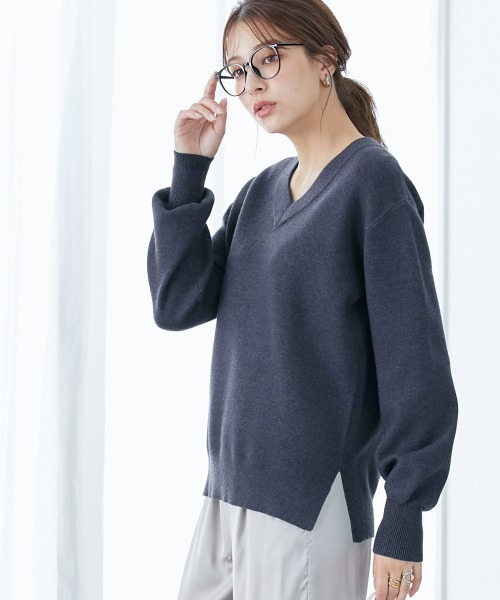 slattgir（スラットジール） ニット セーター 高身長 スウェットライク