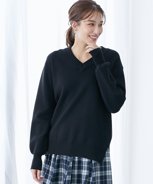 slattgir（スラットジール） ニット セーター 高身長 スウェットライク