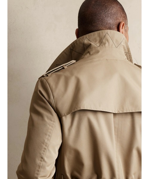 「BANANA REPUBLIC FACTORY STORE」 トレンチコート S ベージュ メンズ_画像3