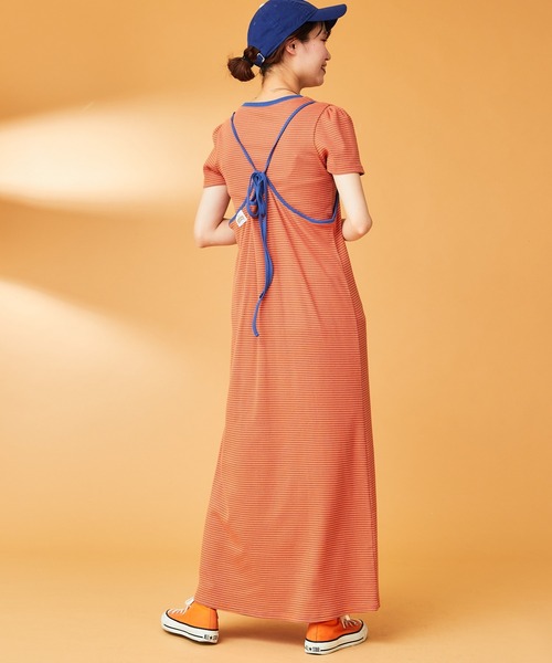 「HELLO.SANFRANCISCO」 キャミソールワンピース ONE SIZE イエロー レディース_画像3