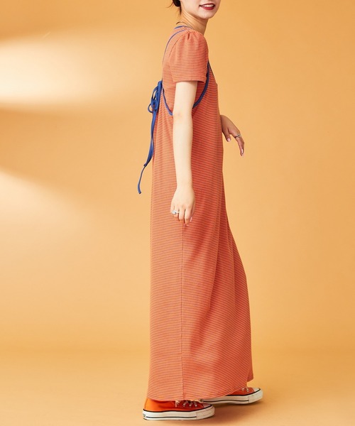 「HELLO.SANFRANCISCO」 キャミソールワンピース ONE SIZE イエロー レディース_画像4