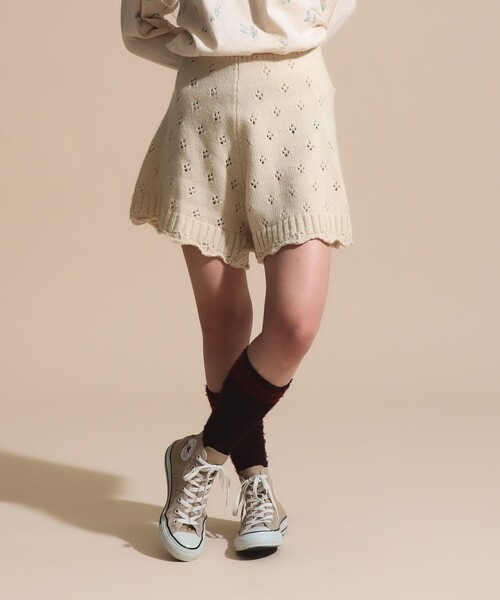 BEAMS COUTURE（ビームスクチュール） パンツ アイレット ニット