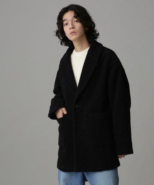 NANO universe（ナノ・ユニバース） チェスターコート M ブラック