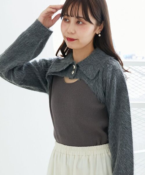 MAJESTIC LEGON（マジェスティックレゴン） ニット セーター 襟付き