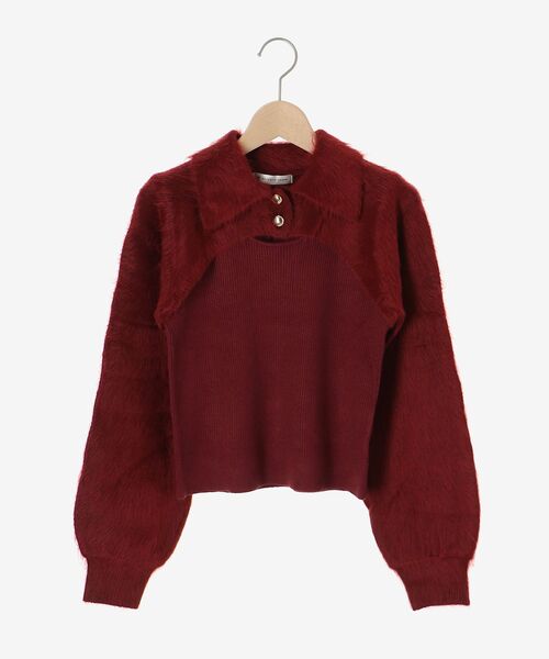 MAJESTIC LEGON（マジェスティックレゴン） ニット セーター 襟付き