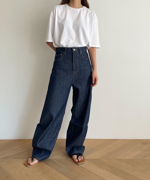 「CANAL JEAN」 「red chop works」半袖Tシャツ ONE SIZE ブラック レディース_画像5