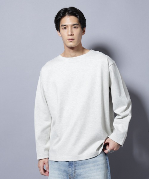 NANO universe（ナノ・ユニバース） tシャツ 天竺ヘビーコットンボート