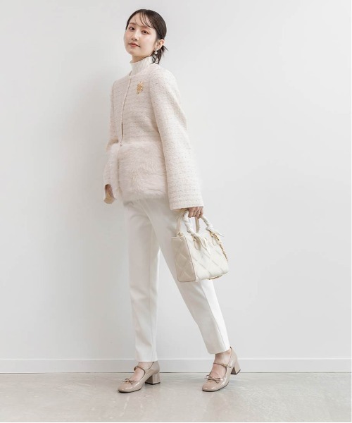 RANDA（ランダ） ブルゾン アウター 2WAY フェイクファーショート