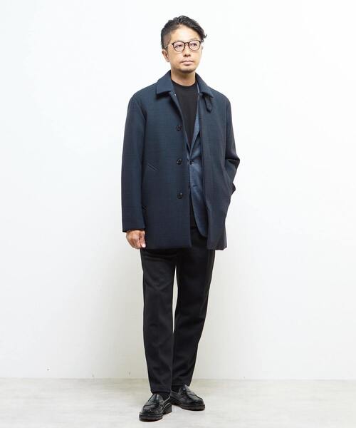 MEN'S MELROSE ステンカラーコート コート ウレタンボンディングバル