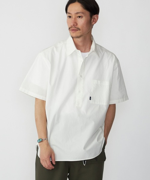 「SHIPS.me」 半袖シャツ X-SMALL サックスブルー メンズ_画像7