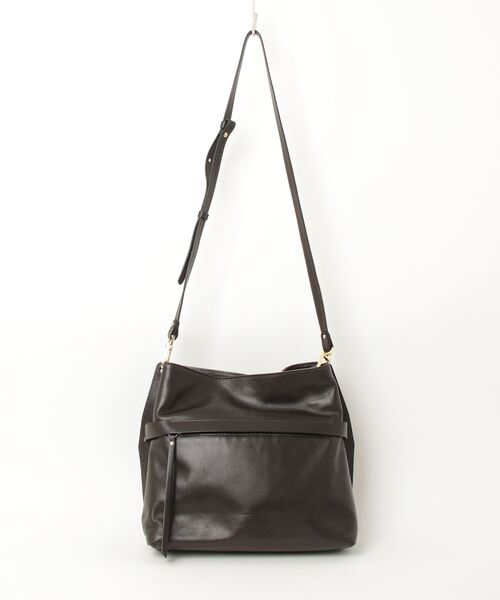 GIANNI CHIARINI（ジャンニ キアリーニ） 2WAYバッグ - ブラウン