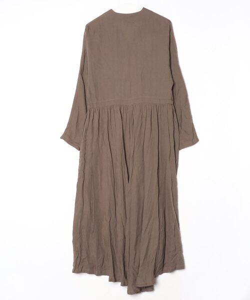 「BLACK CRANE」 長袖ワンピース - グリーン レディース_画像2