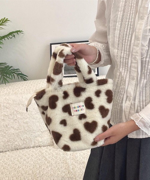 おまとめ4点 ピコ＆モコ   バサラ ヒョウ柄リバーシブルバック トートバッグ HAPPY FACE EMMA スクエア レオパード ピコニット ヒョウ