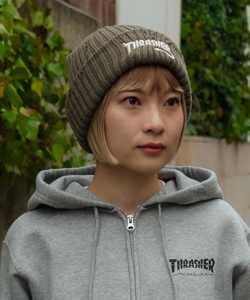 THRASHER（スラッシャー） ニット帽 ニットキャップ メンズ Devil Tail
