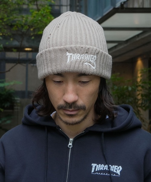 THRASHER（スラッシャー） ニット帽 ニットキャップ メンズ Devil Tail