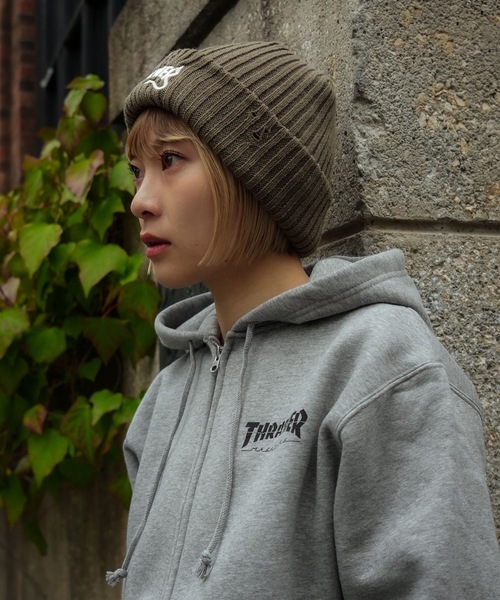 THRASHER（スラッシャー） ニット帽 ニットキャップ メンズ Devil Tail