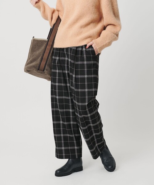 BEAUTY＆YOUTH UNITED ARROWS パンツ 「WEB限定」裏起毛ウィンドウペン