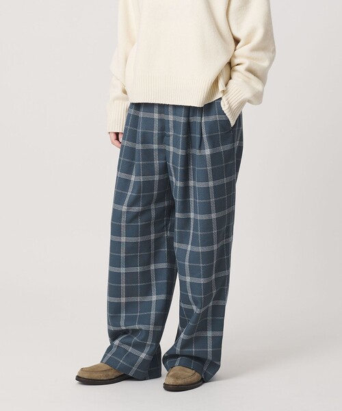 BEAUTY＆YOUTH UNITED ARROWS パンツ 「WEB限定」裏起毛ウィンドウペン