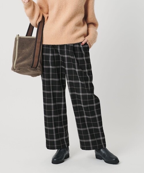 BEAUTY＆YOUTH UNITED ARROWS パンツ 「WEB限定」裏起毛ウィンドウペン