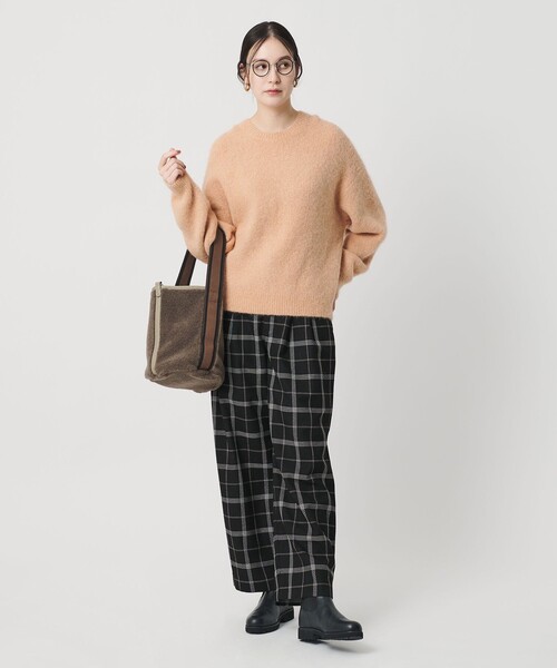 BEAUTY＆YOUTH UNITED ARROWS パンツ 「WEB限定」裏起毛ウィンドウペン
