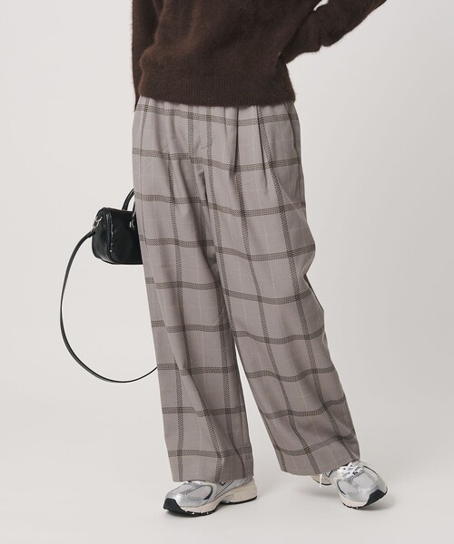 BEAUTY＆YOUTH UNITED ARROWS パンツ 「WEB限定」裏起毛ウィンドウペン