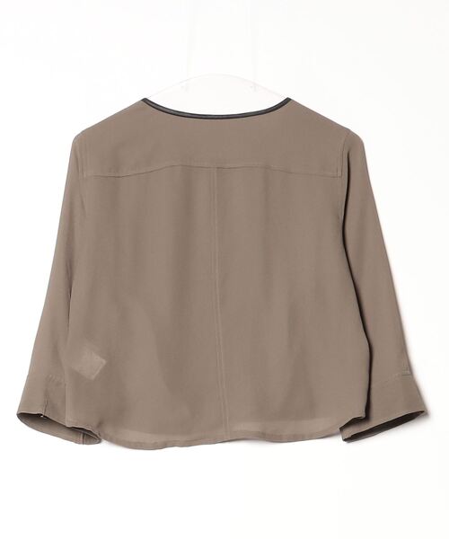 「Droite lautreamont」 長袖ブラウス 2 グリーン レディース_画像2