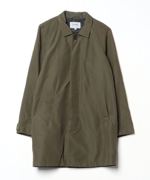 DIOMENE ディオメン ステンカラーコート メンズ 【古着】【中古】 Denime（ドゥニーム） ステンカラーコート MEDIUM グリーン メンズ