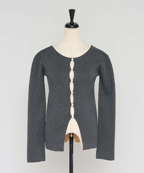 ENC ニット セーター front holed knit / フロントホールニット