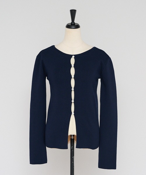ENC ニット セーター front holed knit / フロントホールニット