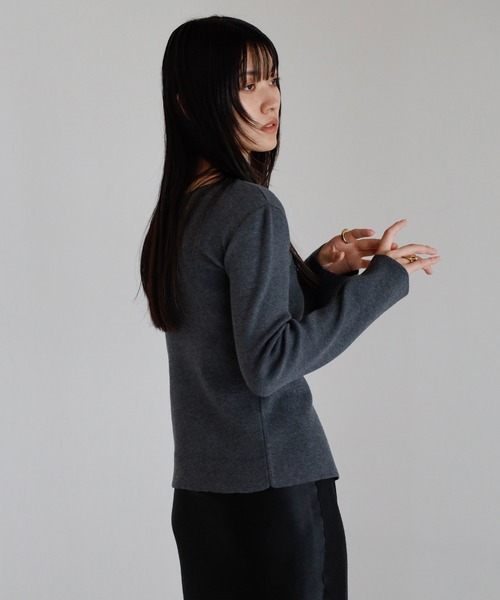 ENC ニット セーター front holed knit / フロントホールニット