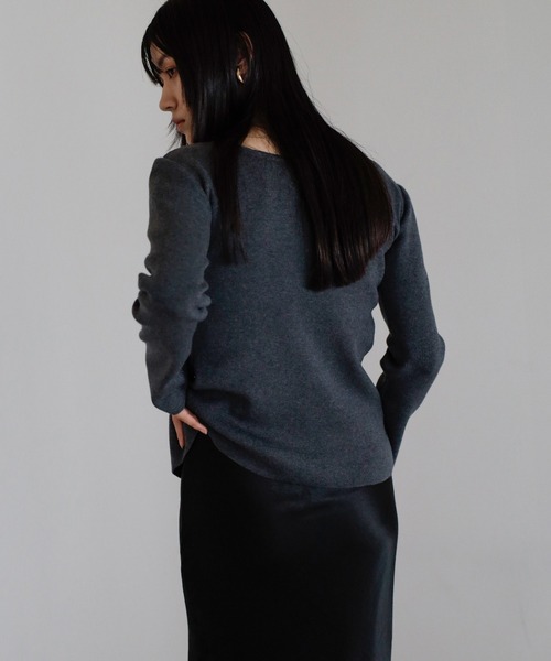 ニット/セーター front playing a hole knit ENC ニット セーター front holed knit / フロントホールニット