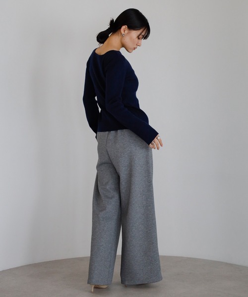 ニット/セーター front playing a hole knit ENC ニット セーター front holed knit / フロントホールニット