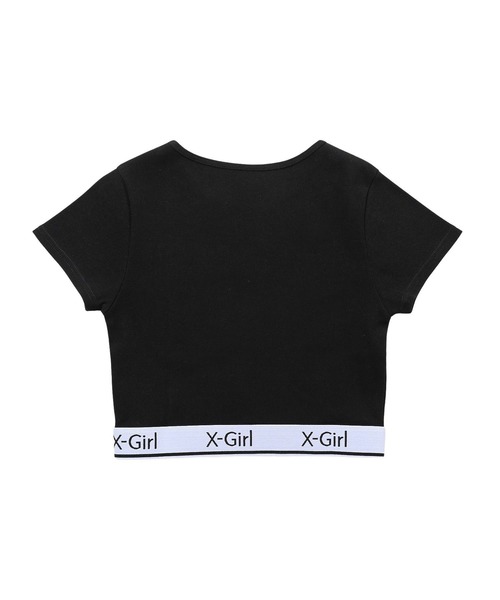 「X-girl」 半袖Tシャツ M オリーブ レディース_画像2