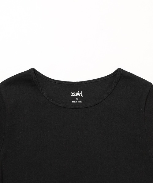 「X-girl」 半袖Tシャツ M オリーブ レディース_画像3