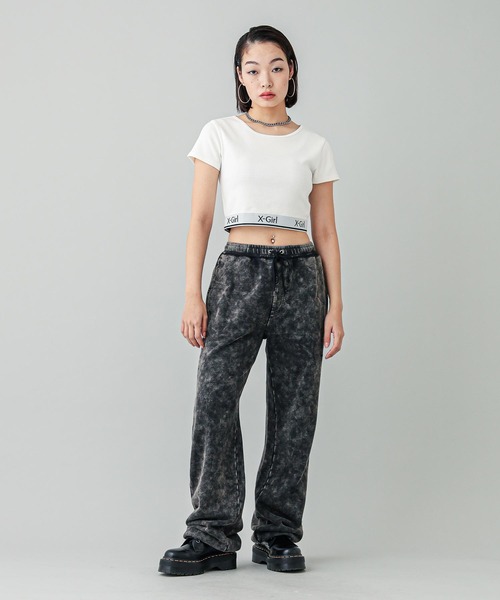 「X-girl」 半袖Tシャツ M オリーブ レディース_画像8