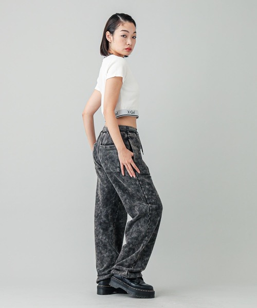 「X-girl」 半袖Tシャツ M オリーブ レディース_画像9