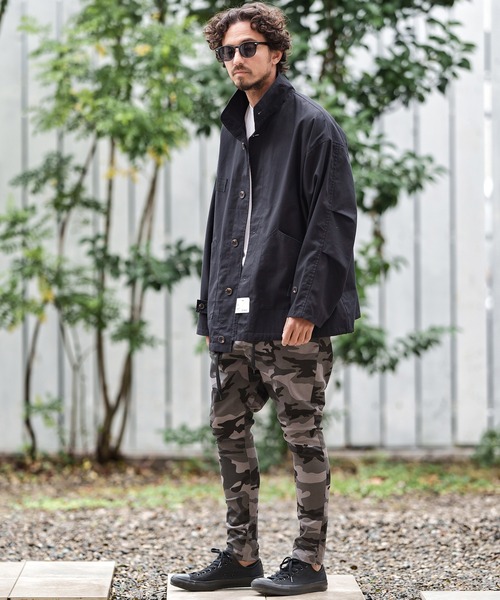 CAMBIO（カンビオ） ミリタリージャケット M ブラック メンズ