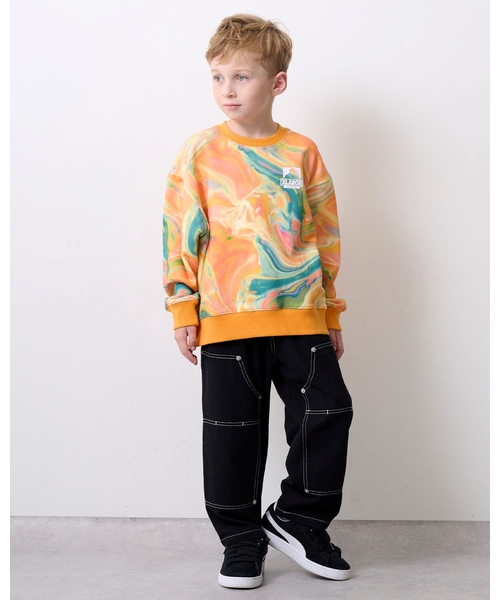 XLARGE KIDS（エクストララージ キッズ） トレーナー マーブル柄