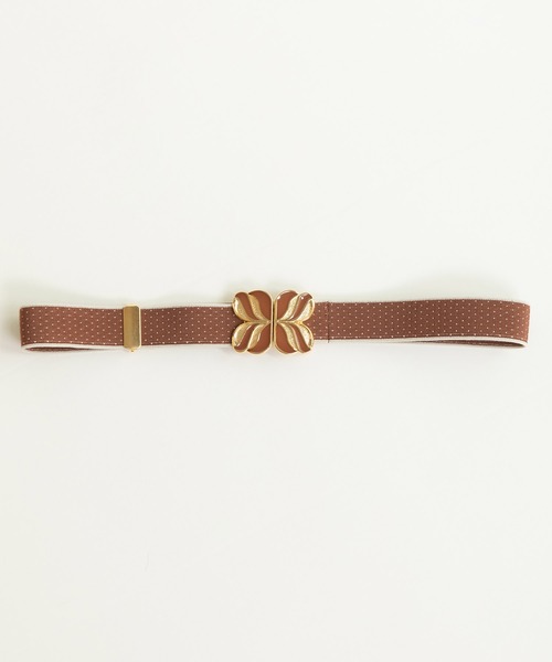 moi様　CHILD　WOMAN　レトロモチーフ　バックル　ゴムベルト Dot＆Stripes CHILD WOMAN（ドット＆ストライプス チャイルドウーマン