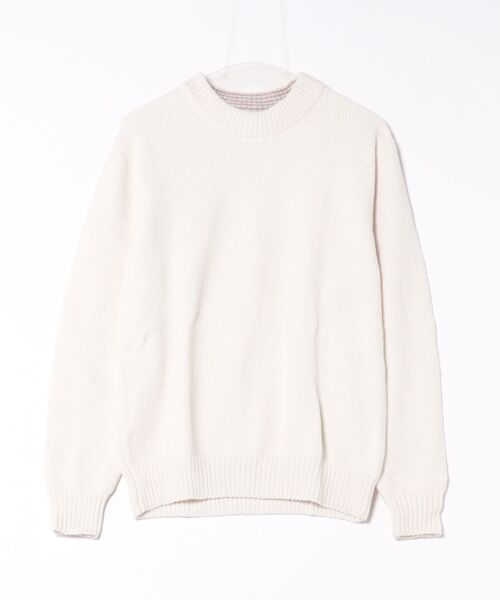 clubhaus クルーネックニットセーター GU公式 | ウォッシュドリブクルーネックセーター