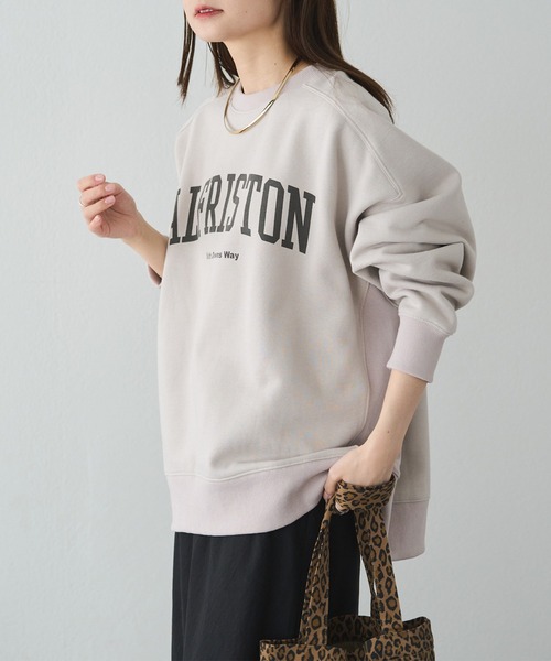 pual ce cin トレーナー スウェット ロゴプリント裏起毛スウェットプル