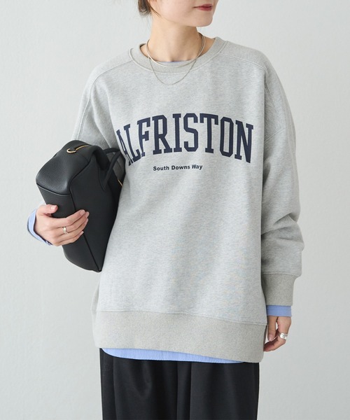 pual ce cin トレーナー スウェット ロゴプリント裏起毛スウェットプル