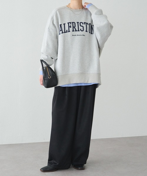 pual ce cin トレーナー スウェット ロゴプリント裏起毛スウェットプル