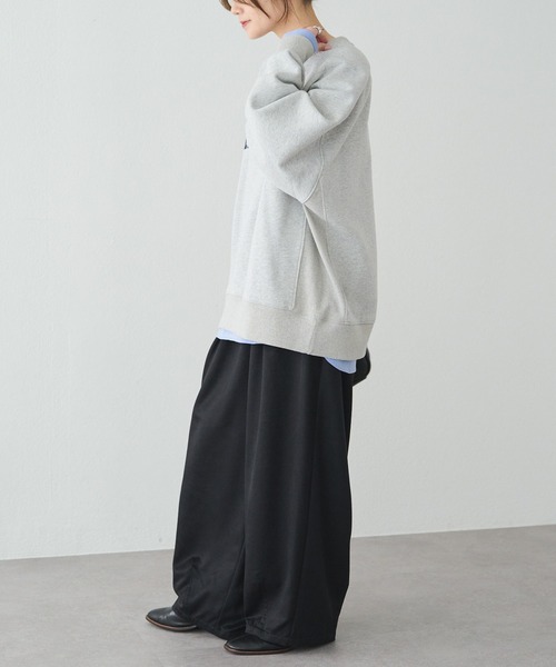 pual ce cin トレーナー スウェット ロゴプリント裏起毛スウェットプル