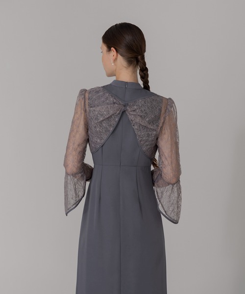 「Leja」 ノースリーブワンピース MEDIUM イエロー レディース_画像2