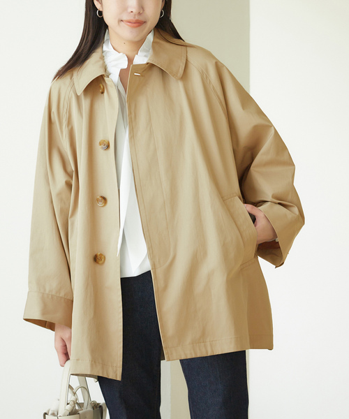 「journal standard L'essage」 ステンカラーコート FREE グレー レディース_画像2