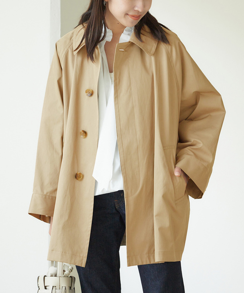 「journal standard L'essage」 ステンカラーコート FREE グレー レディース_画像9