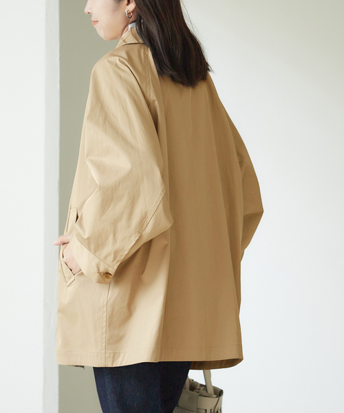 「journal standard L'essage」 ステンカラーコート FREE グレー レディース_画像10