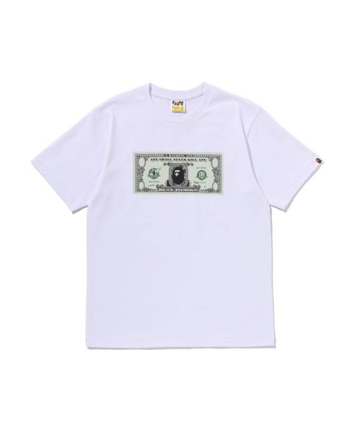 A BATHING APE（アベイシングエイプ） tシャツ BAPE BANKNOTE TEE