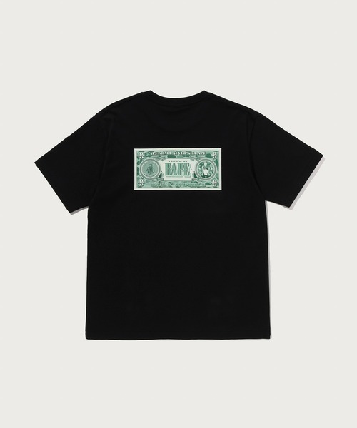 A BATHING APE ベイプ Tシャツ ブラック M 未使用品 A BATHING APE（アベイシングエイプ） tシャツ BAPE BANKNOTE TEE